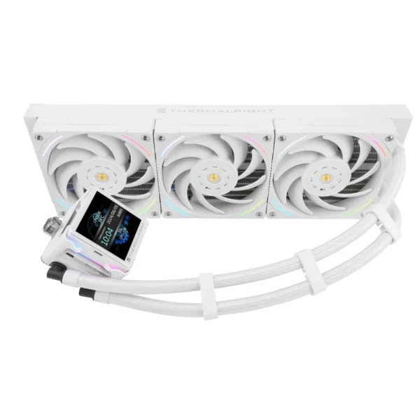 Thermalright Elite Vision 360 Black ARGB LCD AIO 360mm Liquid CPU Cooler - White