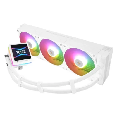 Thermalright Grand Vision 360 ARGB 360mm AIO Liquid CPU Cooler IPS LCD Screen – White