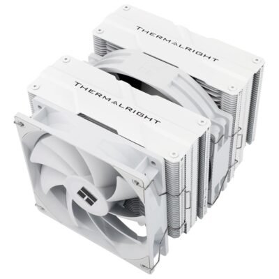 Thermalright Peerless Assassin 140 CPU Air Cooler 6 Heat Pipes Dual PWM Fans and Double Towers - White