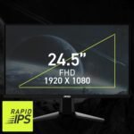 MSI MAG 256F 25-inch 1920 x 1080 (FHD) Gaming Monitor, 180Hz, IPS, Adaptive-Sync, HDMI, DisplayPort, VESA Mountable, Tilt, Height Adjustable, Speaker, 1ms, Black - Image 2