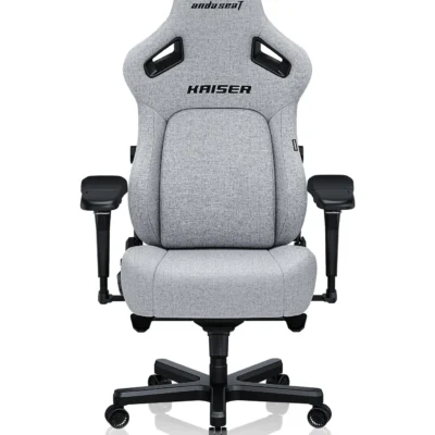 Anda Seat Kaiser 4 L Fabric Gaming Chair - Ash Gray