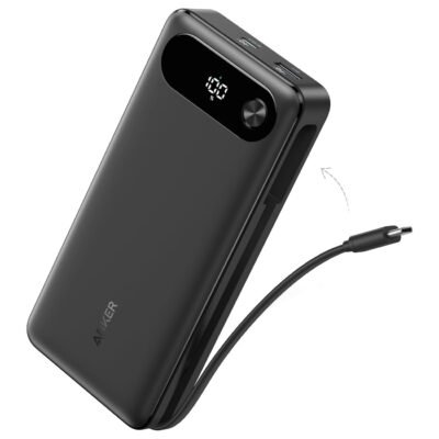 Anker A1383 Built-In USB-C Cable Power Bank