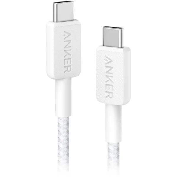 Anker A81F6 322 USB-C to USB-C Cable - White