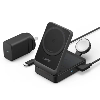 Anker B2557 MagGo Foldable 3-in-1 Wireless Charging Station