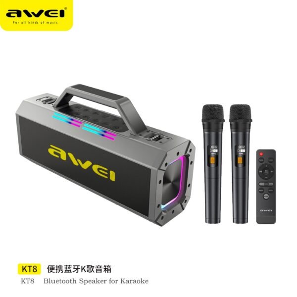 Awei KT8 Karaoke Bluetooth Heavy Bass 18000mAh Speaker