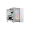 Corsair 2500D AIRFLOW Micro ATX Dual Chamber PC Case – White