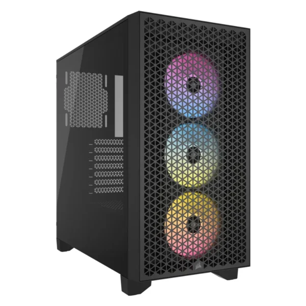 Corsair 3000D 3 RGB Fans Airflow Mid-Tower PC Case – Black