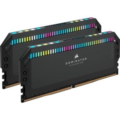 Corsair Dominator Platinum RGB 64GB (2x32GB) 6000MHz C30 DDR5 DRAM AMD EXPO & Intel XMP Memory Kit - Grey