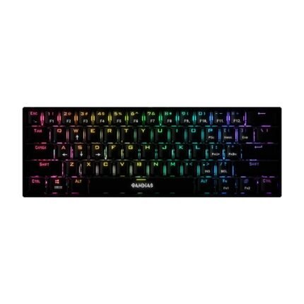 Gamdias Hermes E3 RGB Mechanical Gaming Keyboard – Black