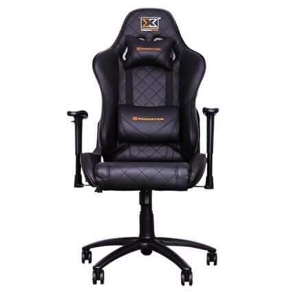 Xigmatek Hairpin 2D Armrests Butterfly Mechanism Gaming Chair - Matt Black