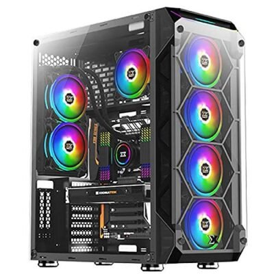 Xigmatek OVERTAKE 6X CY120 ARGB Fans Pre Installed Gaming Case