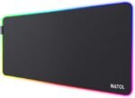 NATOL RGB Gaming Mouse Pad, Large XL Mouse Pad with 12 Lighting Effects, Non-Slip Rubber Base, Smooth Surface, for Keyboards and Mice, PC and Laptops, 800 x 300 mm