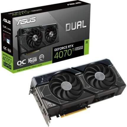 ASUS Dual GeForce RTX 4070 Ti SUPER OC Edition 16GB GDDR6X Gaming Graphics Card