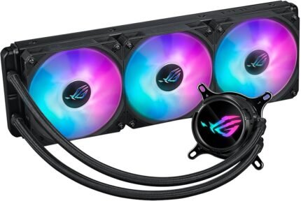 Asus Rog Strix LC III 360 ARGB AIO 360mm Liquid CPU Cooler – Black