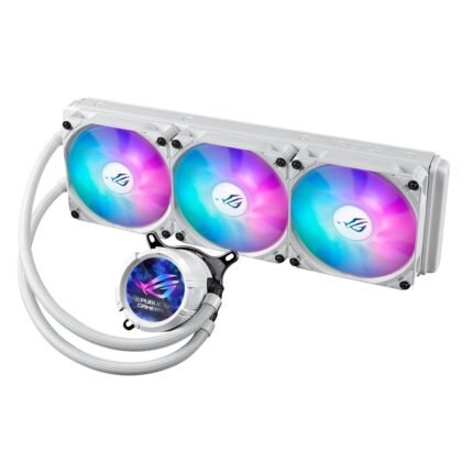 Asus Rog Strix LC III 360 ARGB LCD AIO 360mm Liquid CPU Cooler - White