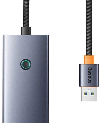 Baseus B0005280B811‐12 UltraJoy Series 4-Port HUB - Space Grey