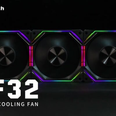 Darkflash INF32 3 in 1 PMW ARGB PC Cooling Fans 3x120mm – Black