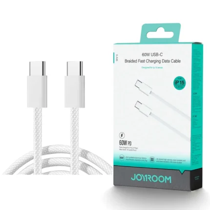 JOYROOM S-A45 30W Type-C to IPhone Ben Series Braided Fast Charging Data Cable 1M - White