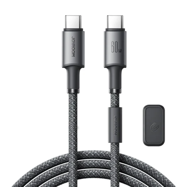 JOYROOM S-A50 60W Type-C to C 1.2M Unlimited Series Fast Charging Data Cable - Gray