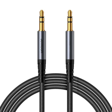 JOYROOM SY-A08 3.5mm Male to 3.5mm Male Audio-Transfer Series AUX Audio Cable 1.2m - Black