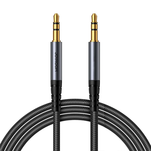 JOYROOM SY-A08 3.5mm Male to 3.5mm Male Audio-Transfer Series AUX Audio Cable 1.2m - Black