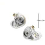 KZ EDX Pro In-Ear Headphone HIFI Stereo Bass Earphones with Detachable Cable Sports Noise Cancelling Headphone (without mic)