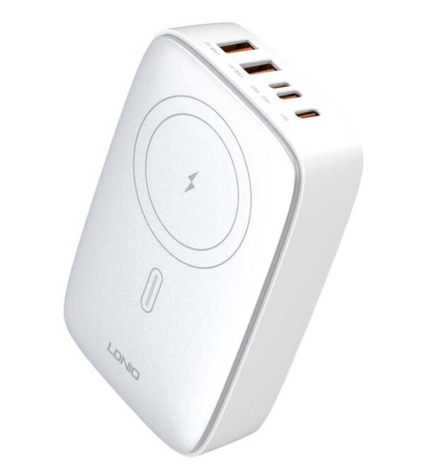 LDNIO Q4010 140W Multiport Desktop Charging Wireless Charger - White