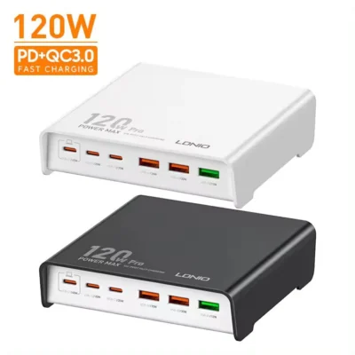LDNIO Q605 120W Multi-Ports Desktop Charging Station