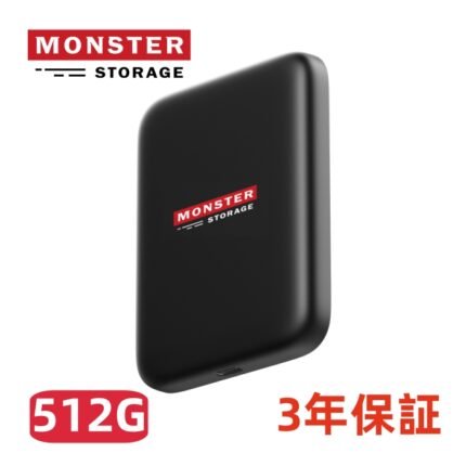 Monster MS-PSD512G2LP Storage SSD 512GB 1cm USB3.2 Gen2x2