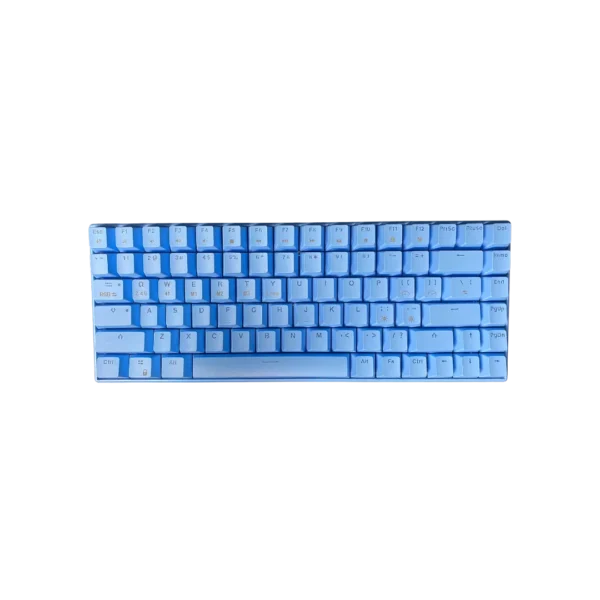 READSON WL84 84KEYS TRI-MODE MECHANICAL KEYBOARD-(WHITE/BLUE COLOR)