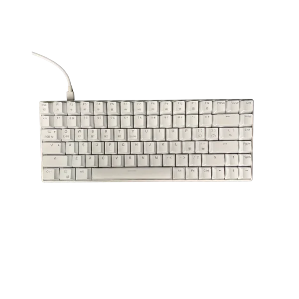 READSON WL84 84KEYS TRI-MODE MECHANICAL KEYBOARD-(WHITE/BLUE COLOR) - Image 2