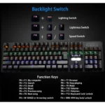 VSP VM01-R Gaming Mechanical 104 Keys Keyboard(HOT SWAPPABLE)(WITH 6 EXTRA RED SWITCHES) - Image 2