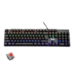 VSP VM01-R Gaming Mechanical 104 Keys Keyboard(HOT SWAPPABLE)(WITH 6 EXTRA RED SWITCHES)