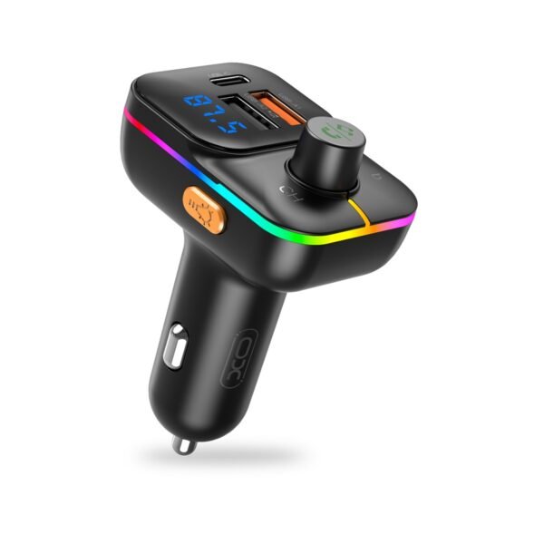 XO BCC09 transmitter FM Bluetooth MP3 car charger 25W - Black