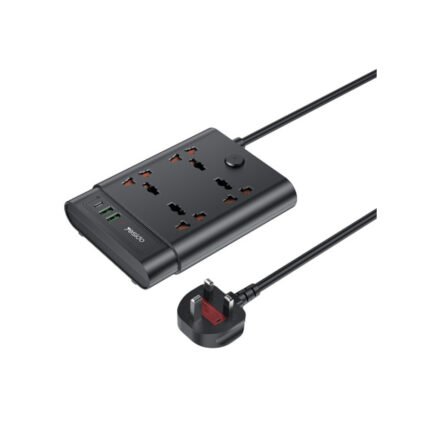 Yesido MC-11 4 Plugs + PD 20W+2 QC3.0 Ports 2650W Multi-functional High Power Socket