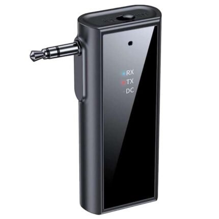 Yesido YAU41 2 in 1 Audio AUX Adapter Transmitter Receiver for Car - Black