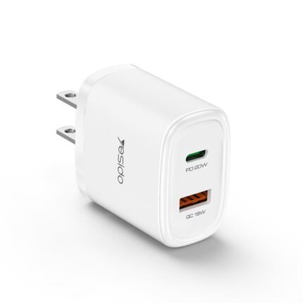 Yesido YC48U 20W USB-C / Type-C + USB Fast Charger