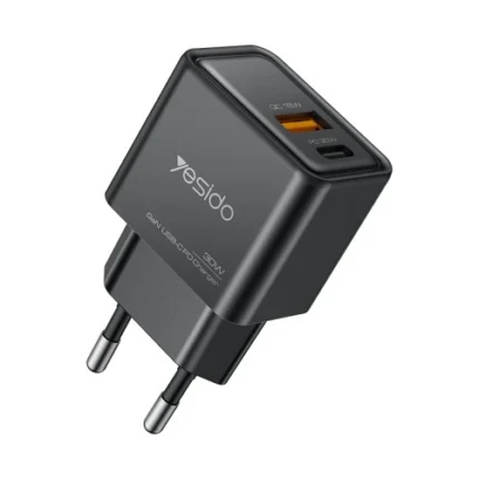 Yesido YC64 PD 30W USB-C/Type-C+USB Interface GaN Fast Charging Charger