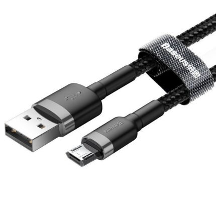 Baseus CAMKLF-BG1 Cafule Cable USB for Micro 2.4A 1m - Gray/Black