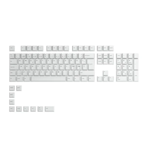 Glorious GPBT White Key Caps For Gaming Keyboard