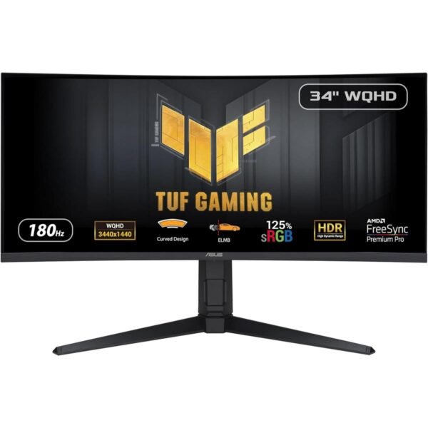 Asus Tuf Gaming VG34VQL3A 34” 1440P 1500R Curved Monitor