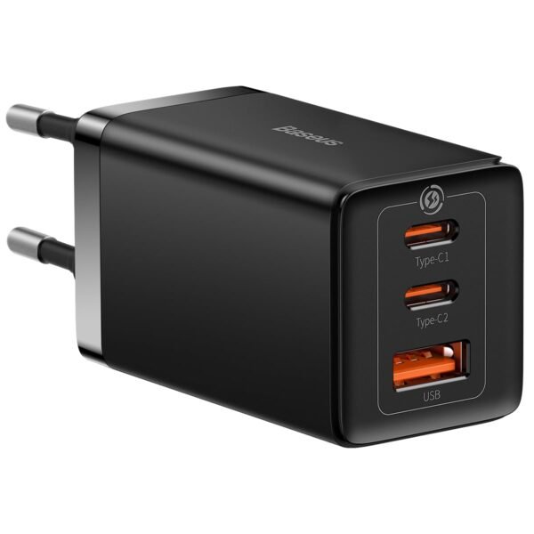 Baseus CCGP120201 GaN5 Pro Fast Charger 2C+U 65W EU - Black
