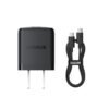 Baseus P10111603113-01 Palm 1C 30W US Fast Charger With Type C To Type C Cable 1M