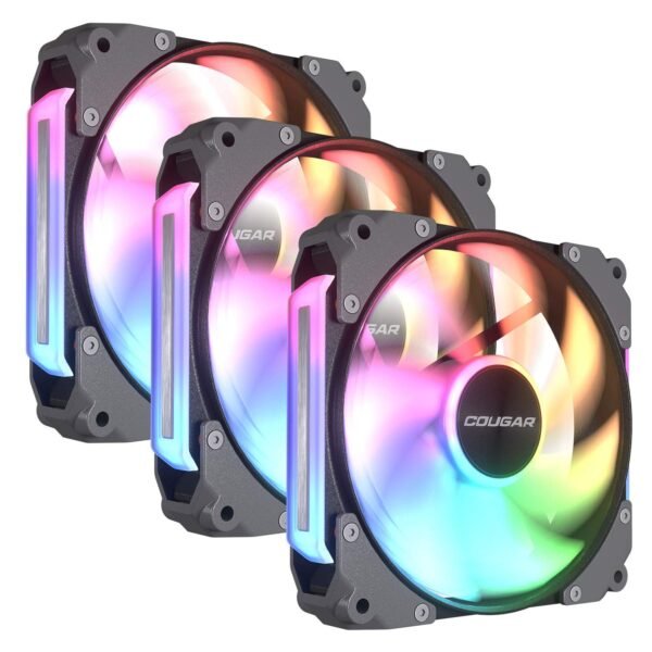 Cougar APOLAR 120 ARGB Reverse Blade 3 Fan Pack Modular Fan - Black