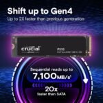 Crucial P310 1TB 2280 PCIe Gen4 3D NAND NVMe M.2 SSD – Up to 7,100 MB/s – - Image 2