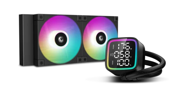 DeepCool LD240 ARGB AIO 240mm Liquid CPU Cooler - Black