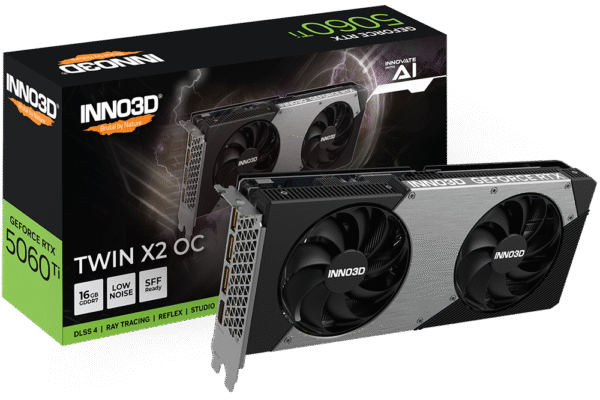 INNO3D GeForce RTX 5060 Ti 16GB TWIN X2 OC Graphics Card