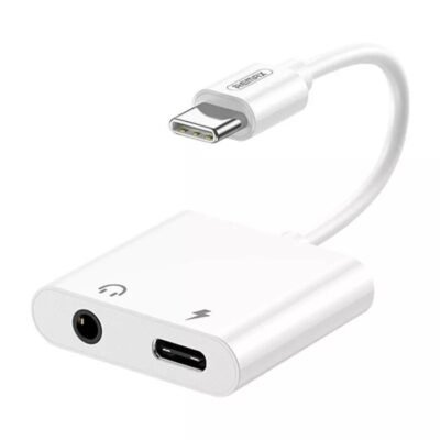 REMAX RL-LA11 Type-C to 3.5AUX + TypeC REMINE Series Phone Adapter