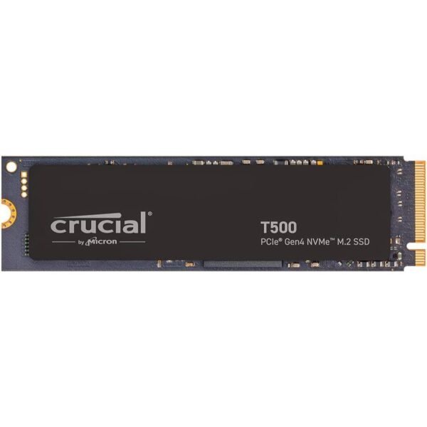 Crucial T500 2TB Gen4 NVMe M.2 Internal Gaming SSD, Up to 7400MB/s, Laptop & Desktop Compatible