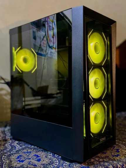 Sonic C05 Gaming Case With 4 Fans ARGB - Black